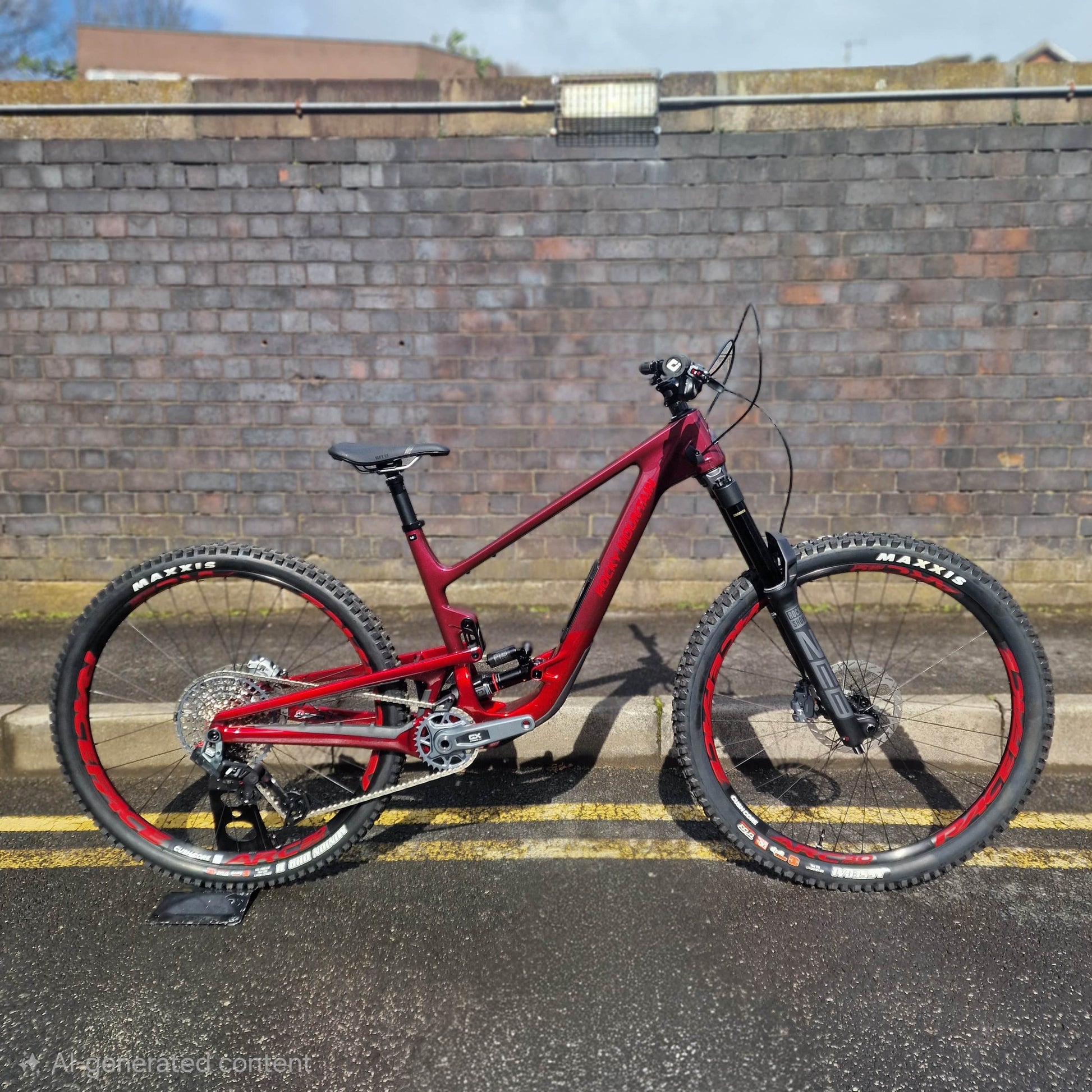 Rocky Mountain Bikes Rocky Mountain Altitude Carbon 70 Full Suspension Mountain Bike Purple / Red