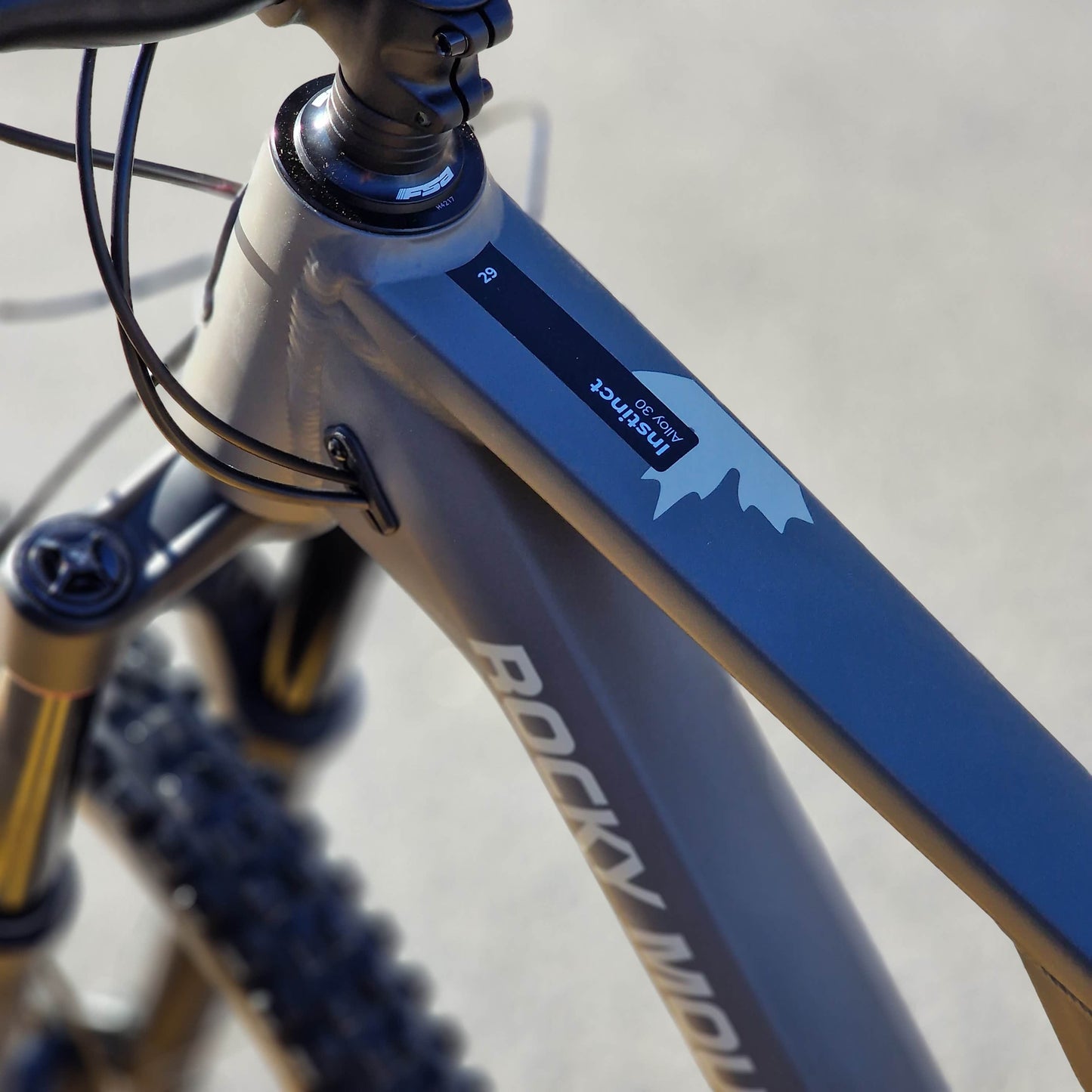 Rocky Mountain Bikes Rocky Mountain Instinct Alloy 30 Full Suspension Mountain Bike Grey / Beige