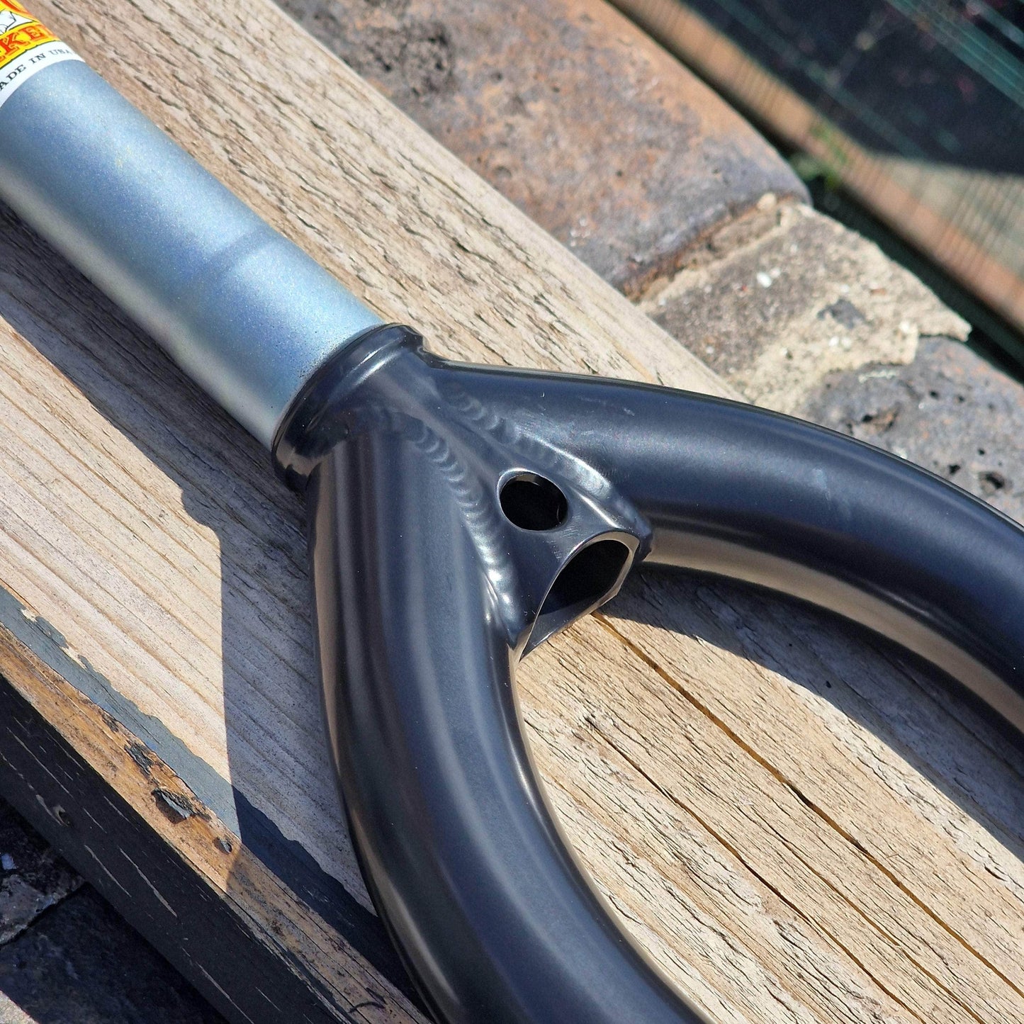 S&M Bikes BMX Parts S&M Bikes 22 Inch Tapered Pitchfork XLT Forks Black