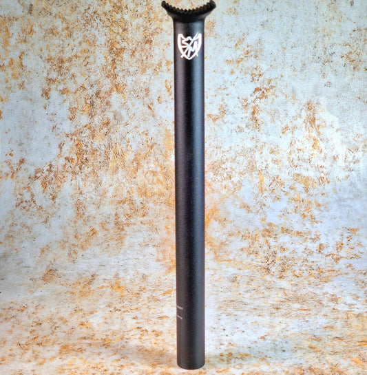 S&M Bikes BMX Parts S&M Bikes 27.2mm Long Johnson Stealth Pivotal Seatpost Black