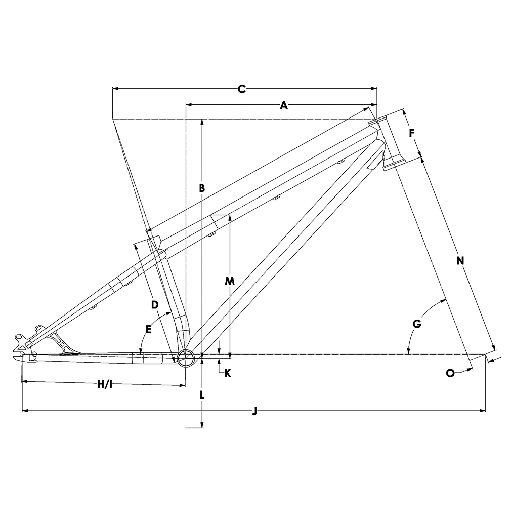 S&M Bikes BMX Parts S&M Bikes Big Jumper 26 Inch Dirt Jump Frame