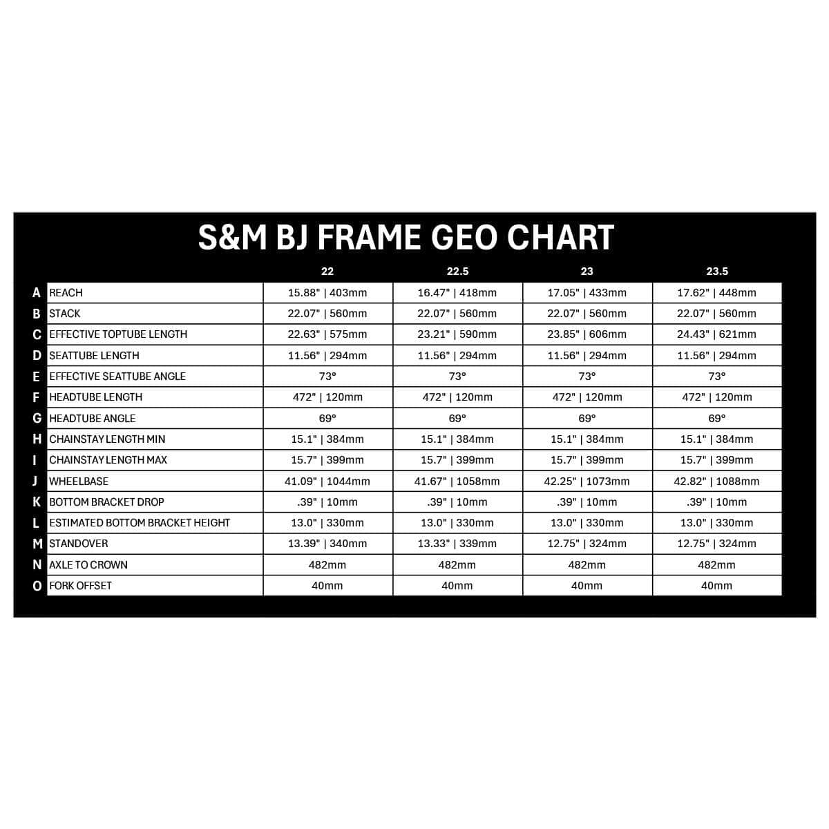 S&M Bikes BMX Parts S&M Bikes Big Jumper 26 Inch Dirt Jump Frame