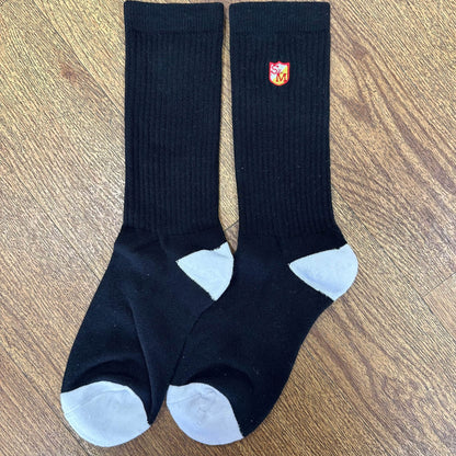 S&M Bikes Clothing & Shoes L/XL S&M Bikes Block Socks Black