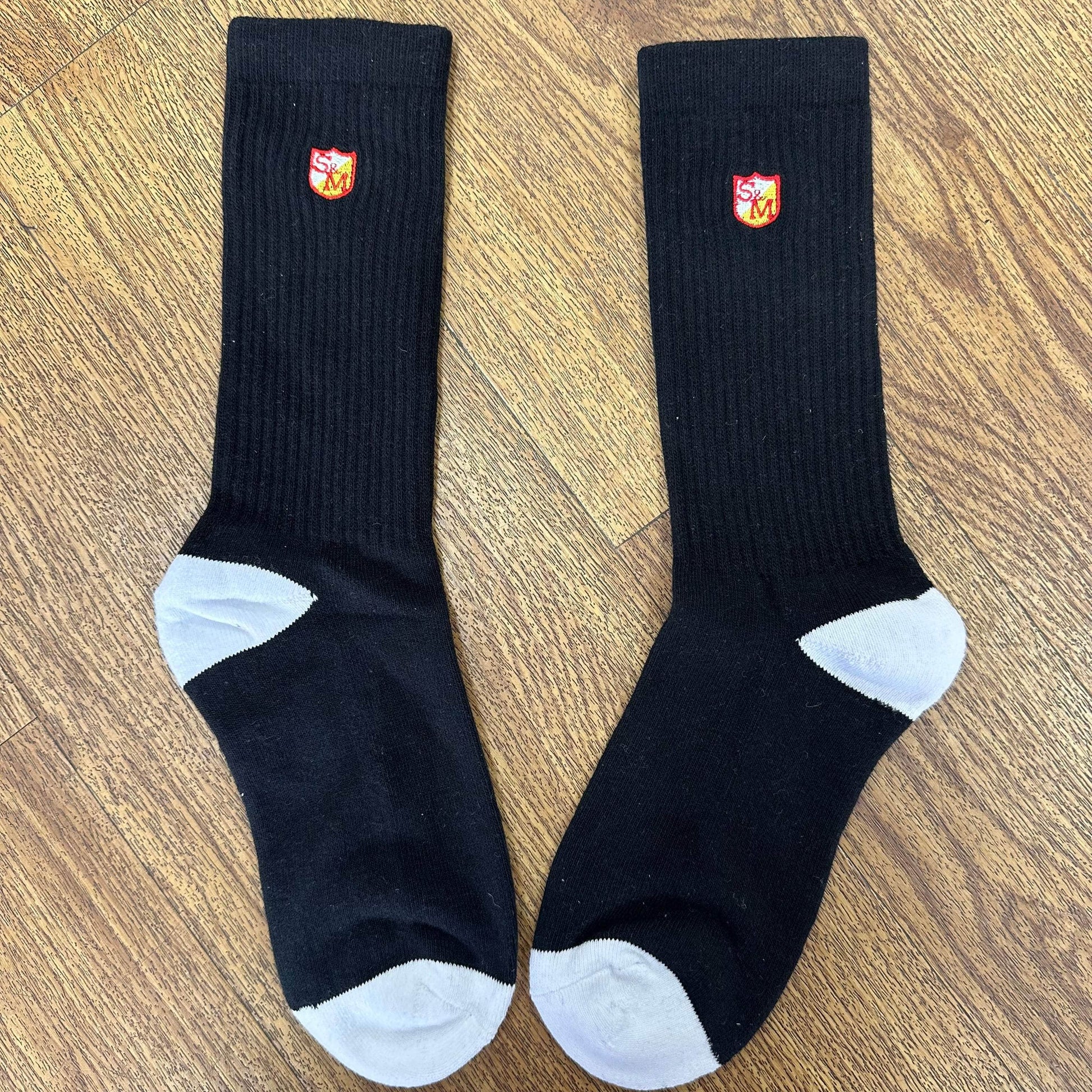 S&M Bikes Clothing & Shoes L/XL S&M Bikes Block Socks Black