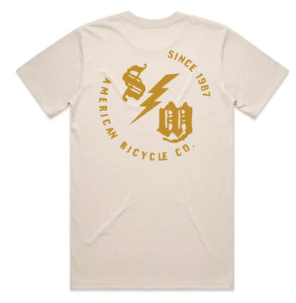 S&M Bikes Clothing & Shoes S&M Bikes Bolt Pocket T-Shirt Bone