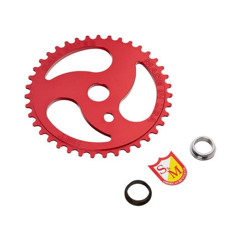 S&M Bikes BMX Parts S&M Bikes Chain Saw Sprocket Red