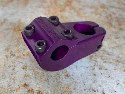 S&M Bikes BMX Parts Matte Purple / 52mm / 22.2mm Standard S&M Bikes Credence Turtleneck Stem