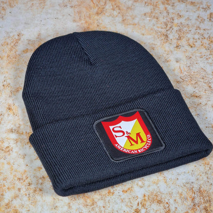 S&M Bikes Clothing & Shoes Black S&M Bikes Dense Cuffed Beanie