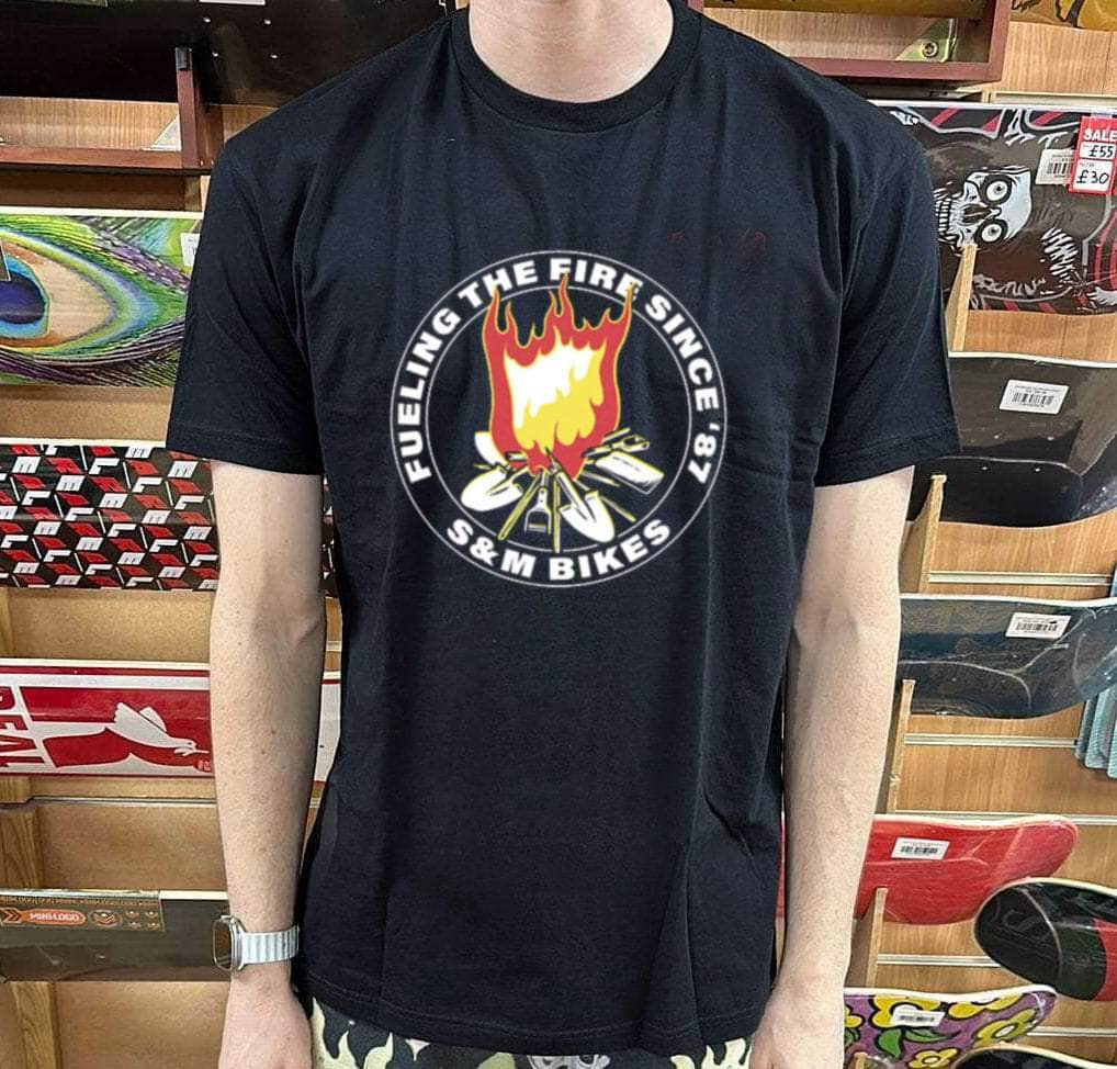 S&M Bikes Clothing & Shoes S&M Bikes Fuel the Fire T-shirt Black