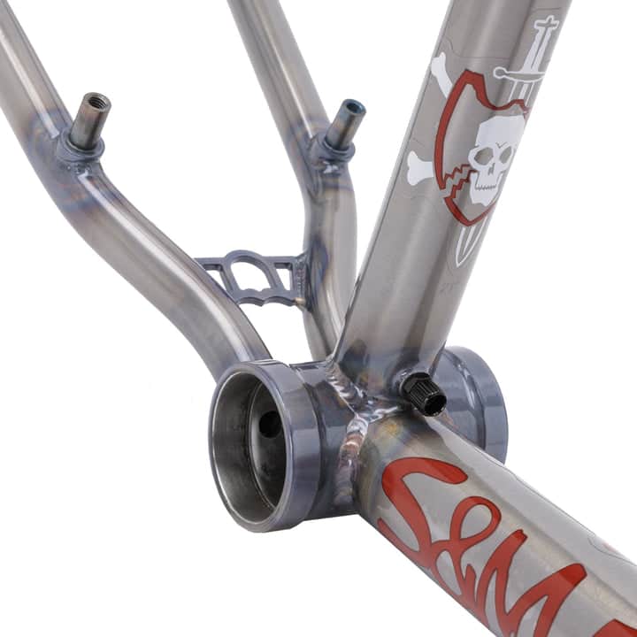 S&M Bikes BMX Parts S&M Bikes L.A.M.F Jason Ball Sig Frame Pearl Clear