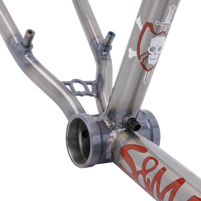 S&M Bikes BMX Parts S&M Bikes L.A.M.F Jason Ball Sig Frame Pearl Clear