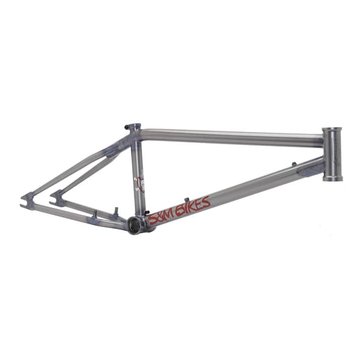 S&M Bikes BMX Parts S&M Bikes L.A.M.F Jason Ball Sig Frame Pearl Clear