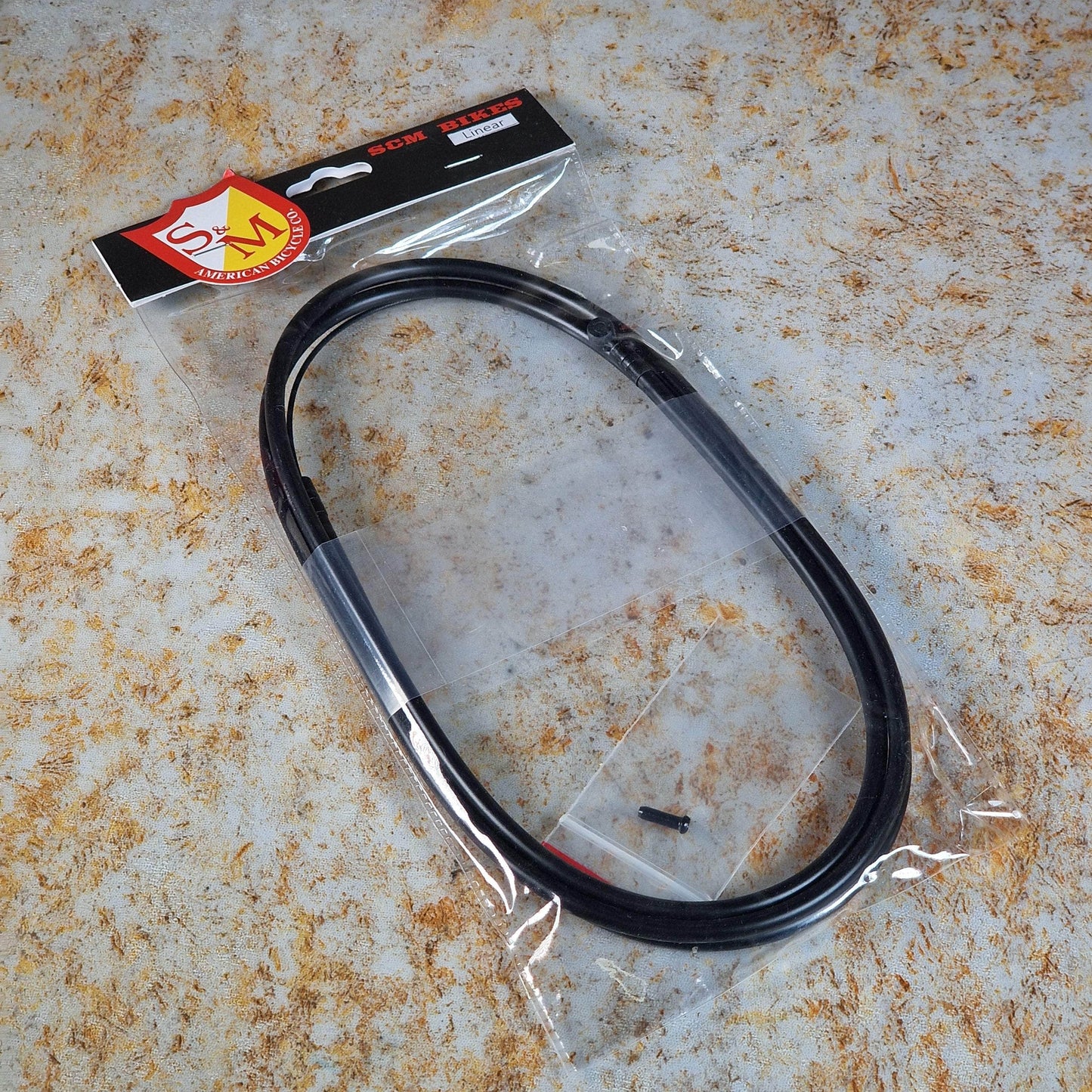 S&M Bikes BMX Parts Black S&M Bikes Linear Brake Cable