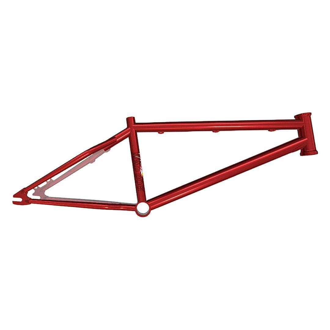 S&M Bikes BMX Parts Trans Red / 21.75 S&M Bikes Mad Dog Frame for 22" Wheels