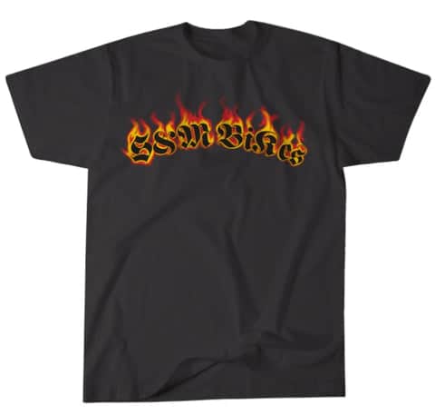 S&M Bikes Clothing & Shoes S&M Bikes Old Flames T-Shirt Black