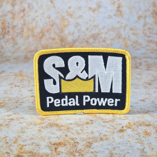 S&M Bikes Misc S&M Bikes Pedal Power Sew-On Patch