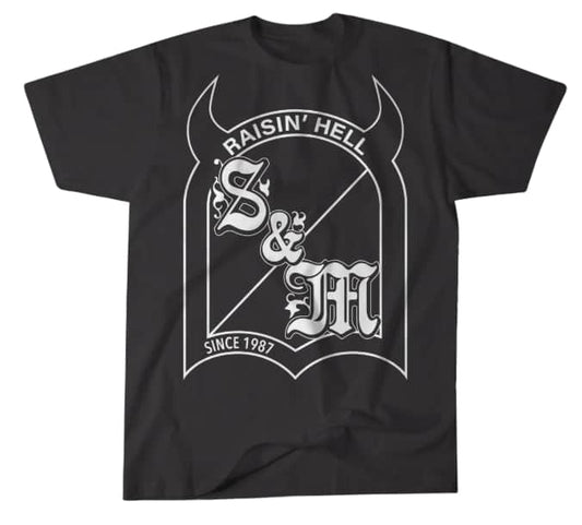 S&M Bikes Clothing & Shoes S&M Bikes Raise Hell T-Shirt Black