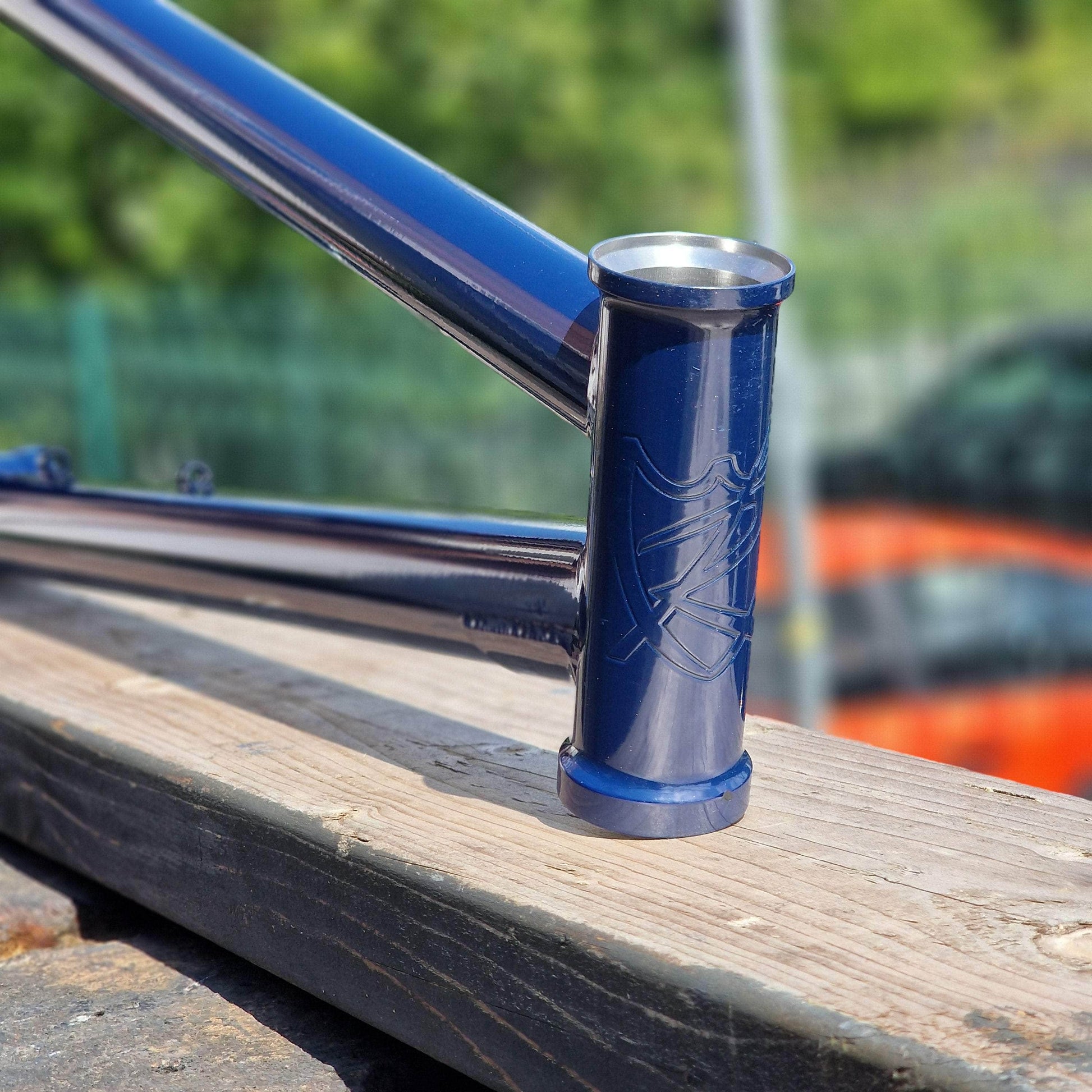 S&M Bikes BMX Parts S&M Bikes Rambler Nathan Frame Blue Groove