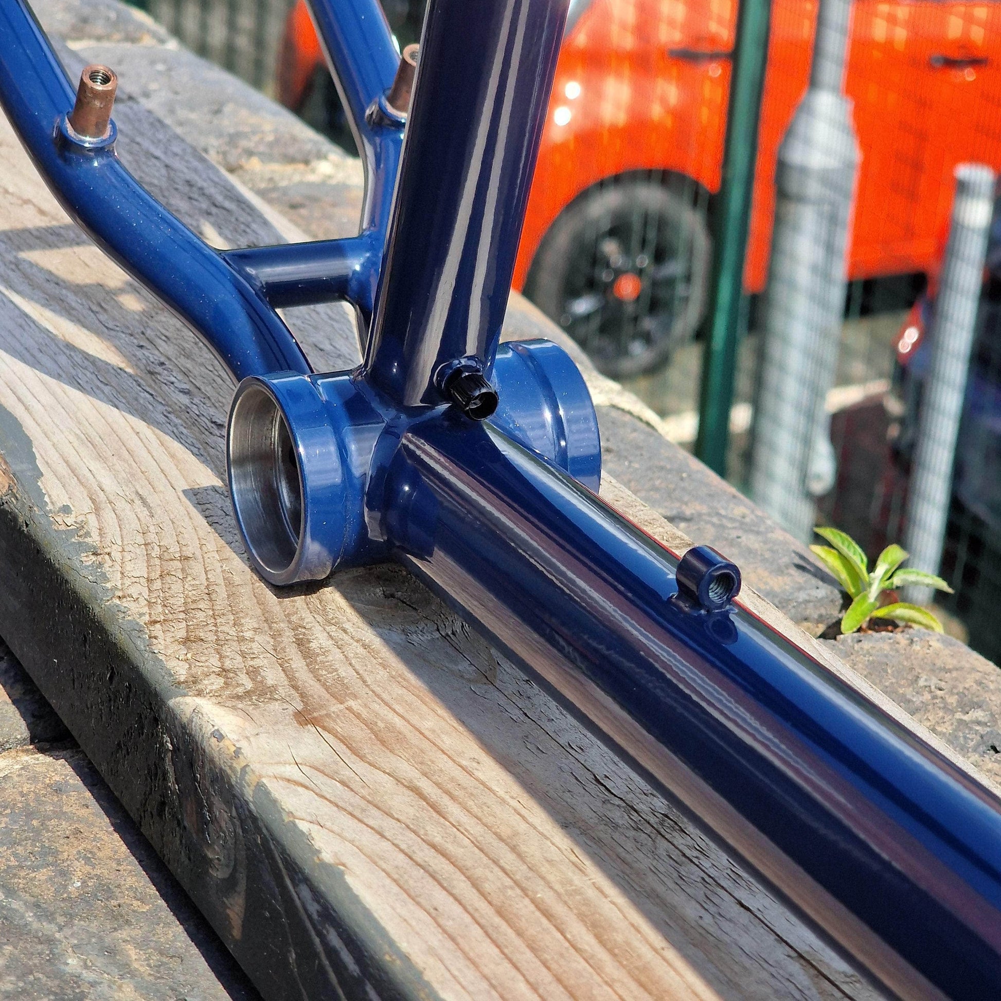 S&M Bikes BMX Parts S&M Bikes Rambler Nathan Frame Blue Groove