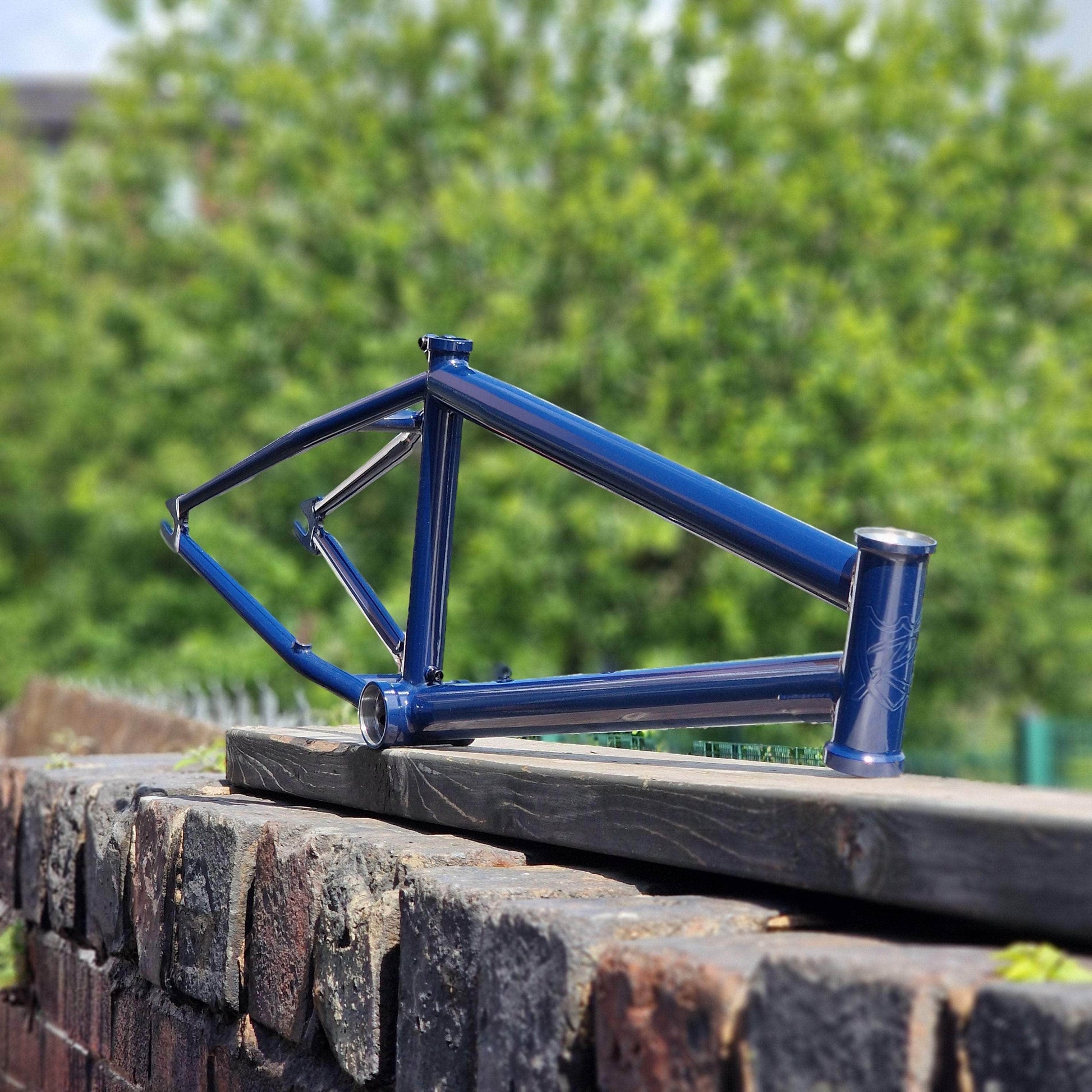 S&M Bikes BMX Parts S&M Bikes Rambler Nathan Frame Blue Groove