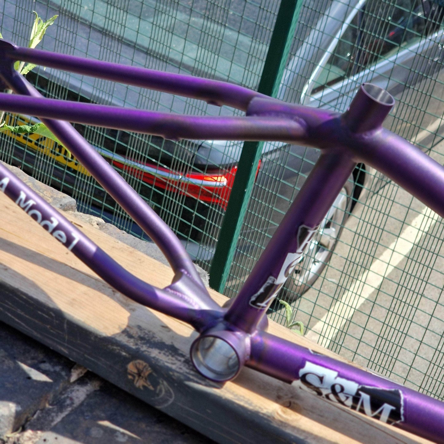 S&M Bikes BMX Parts S&M Bikes Rea Frame Purple Rain