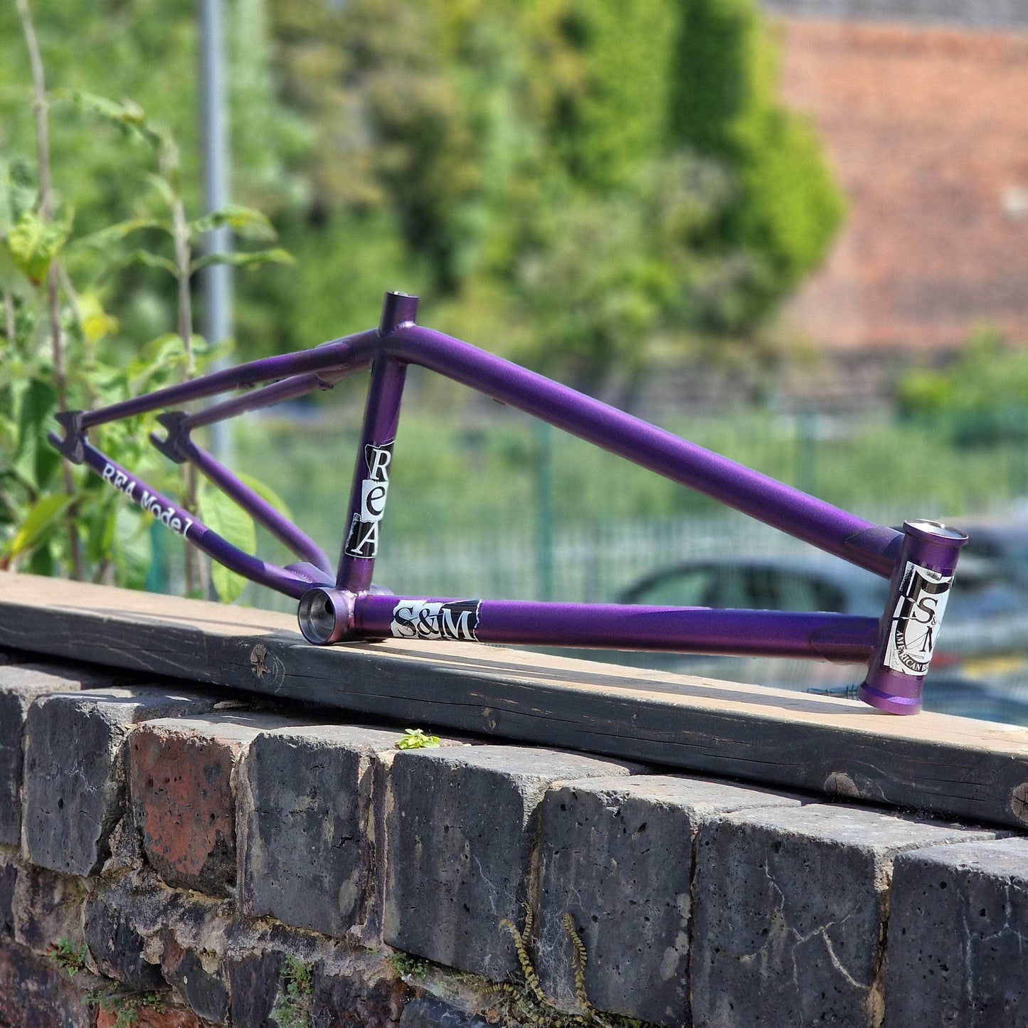 S&M Bikes BMX Parts S&M Bikes Rea Frame Purple Rain