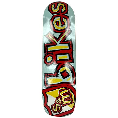 S&M Bikes Skateboards Light Blue / 9 S&M Bikes Shield Your Eyes Skate Deck Light Blue