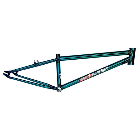 S&M Bikes BMX Racing S&M Bikes Steel Panther 24 Inch Cruiser Frame Trans Teal