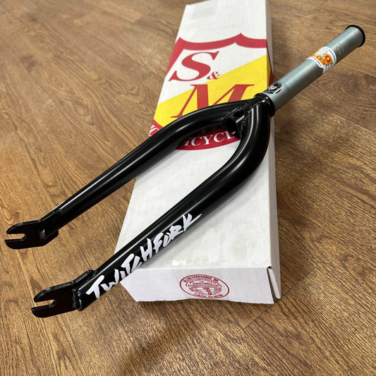 S&M Bikes BMX Flatland 15mm S&M Bikes Twitchfork Forks Black