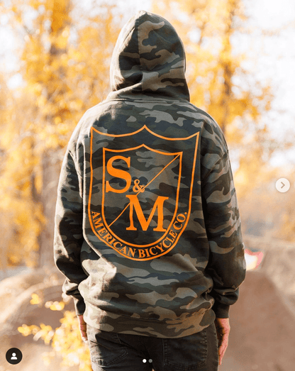 S&M Bikes S&M Bikes Two Shield Heavy Pullover Hoody Camo