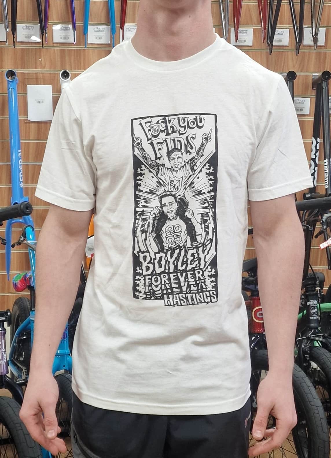 S&M Bikes Clothing & Shoes Small S&M Boyley/Fids Jam F-You T-Shirt