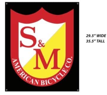 S&M Bikes Misc S&M Vinyl Banner 29.5" x 35.5"
