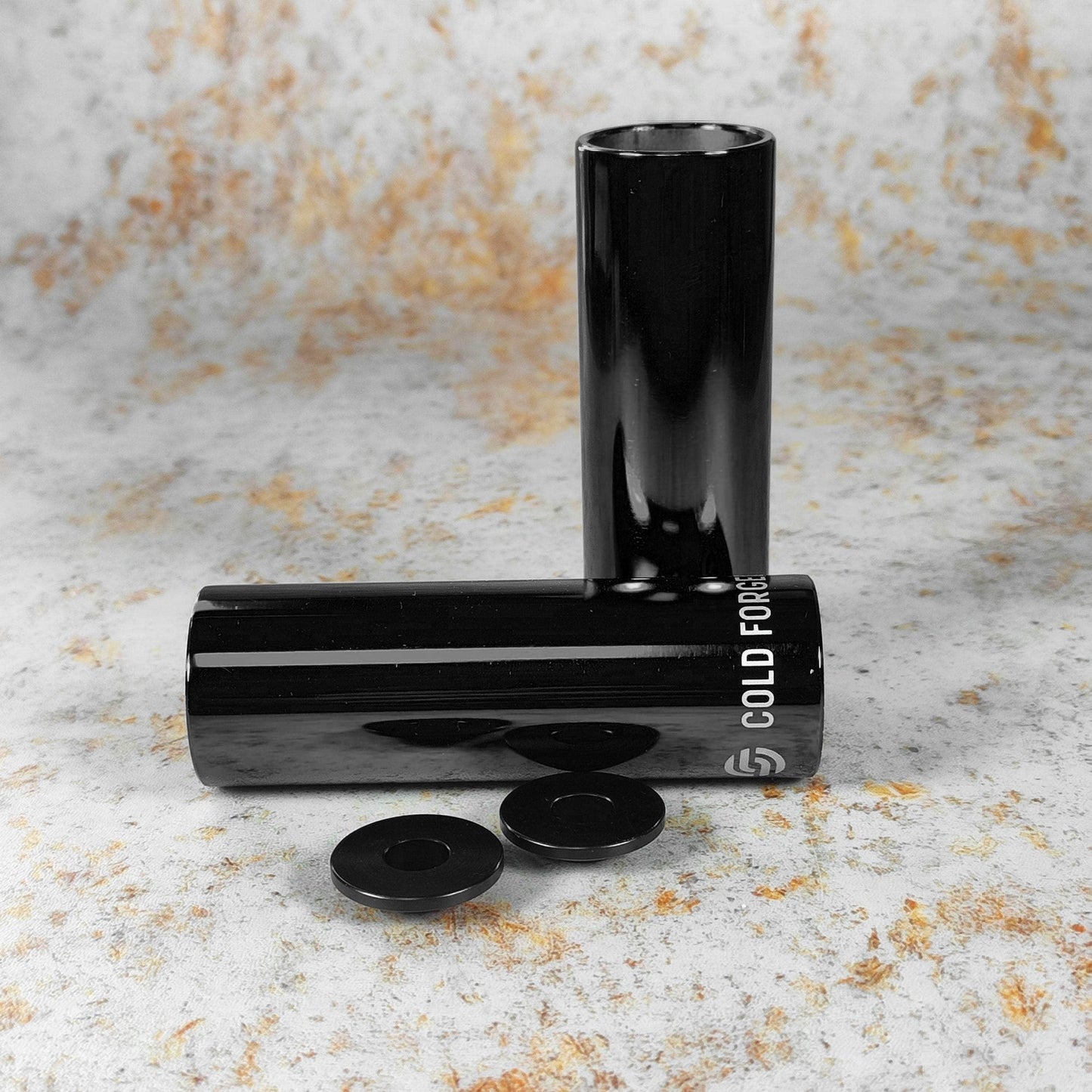 Salt BMX Parts Black Salt AM Coloured Steel Pegs