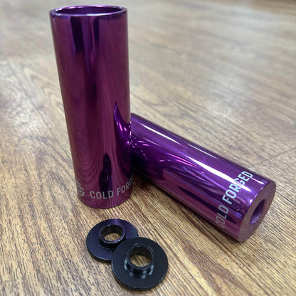 Salt BMX Parts Purple Salt AM Coloured Steel Pegs