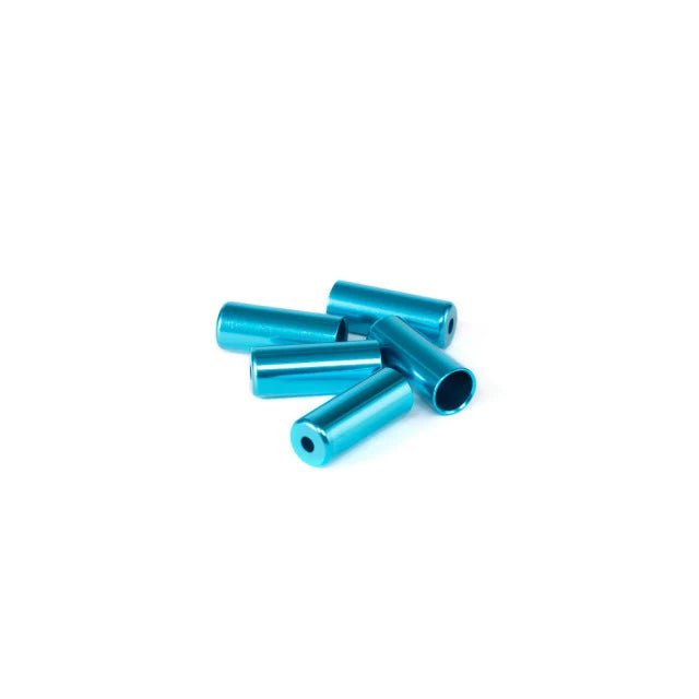 Salt Plus BMX Parts Cyan Blue Salt Brake Cable End Caps