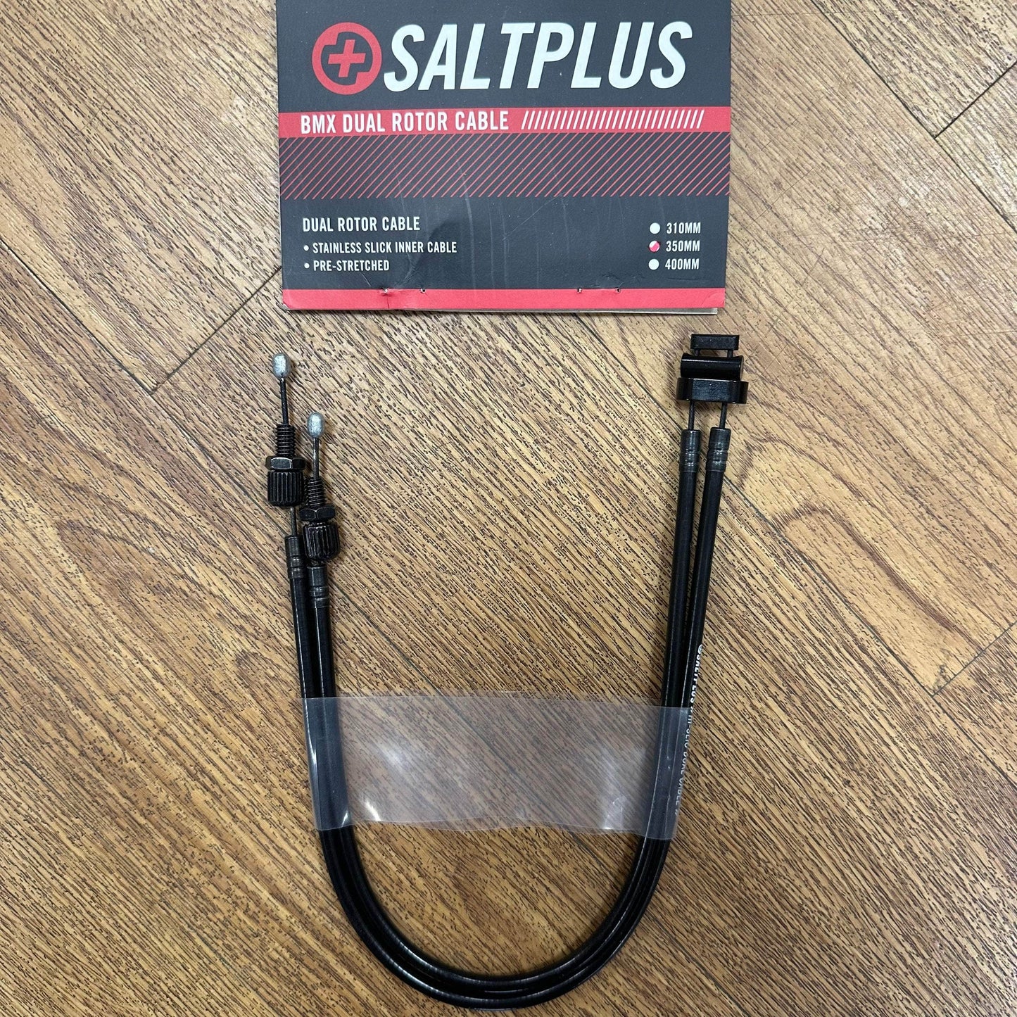 Salt Plus BMX Parts Small (350mm) Salt Plus Dual Gyro Cable Black