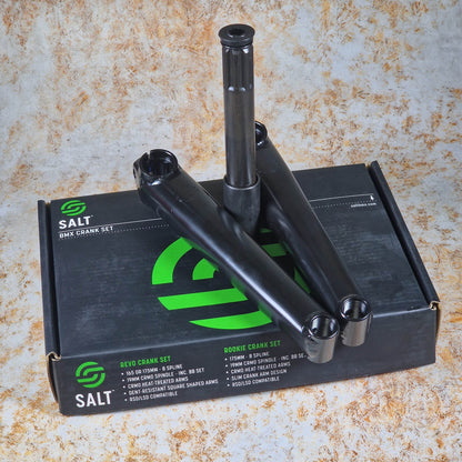 Salt BMX Parts Salt Revo Crank 175mm Black with Mid BB