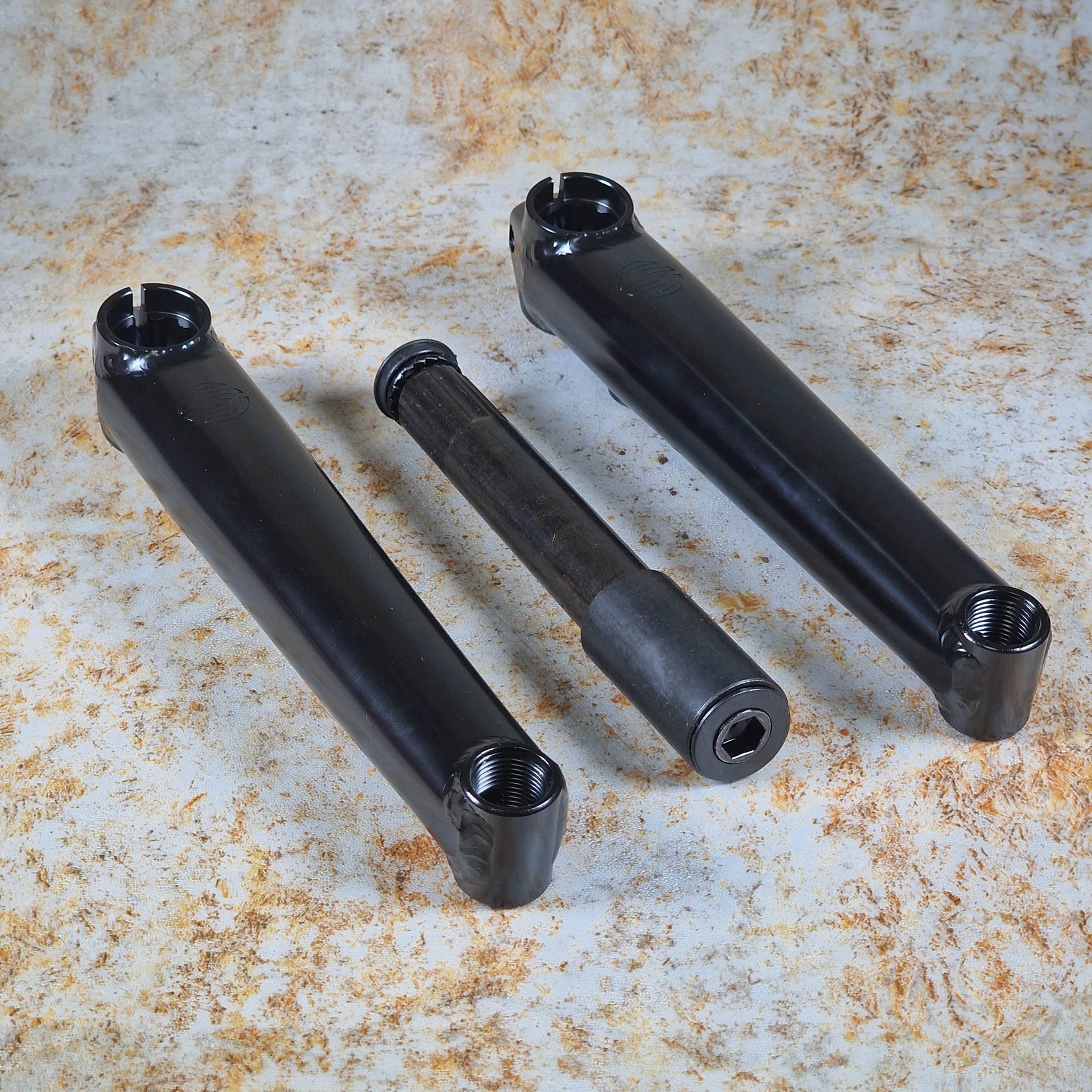 Salt BMX Parts Salt Revo Crank 175mm Black with Mid BB