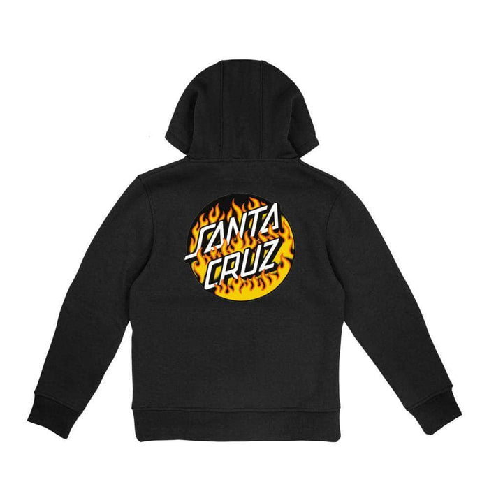 Santa cruz Clothing & Shoes Santa Cruz Blaze Dot Youth Hoody Black