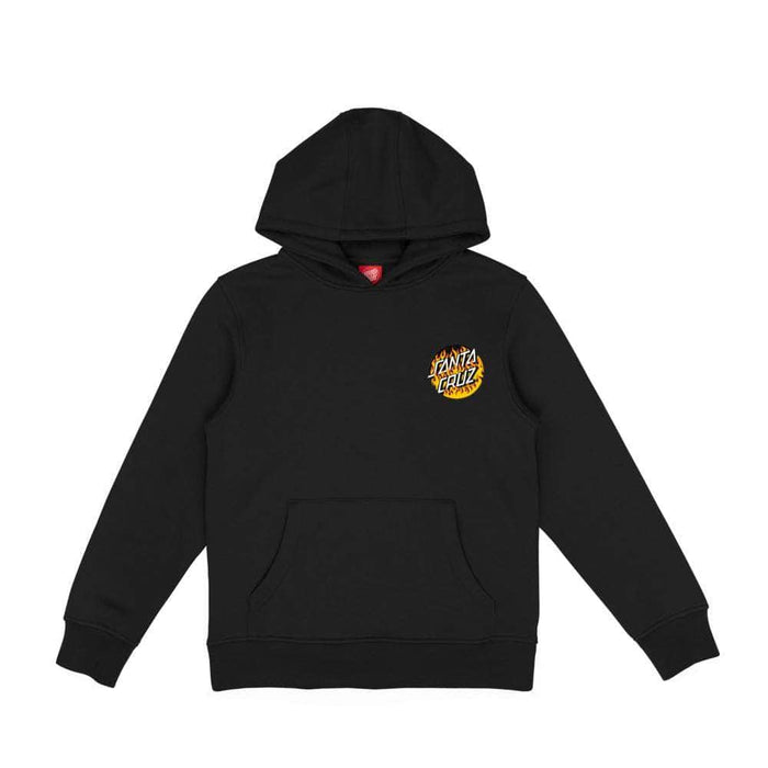 Santa cruz Clothing & Shoes Santa Cruz Blaze Dot Youth Hoody Black