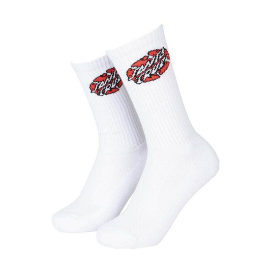 Santa Cruz Clothing & Shoes White / UK 8-11 Santa Cruz Broken Dot Socks White