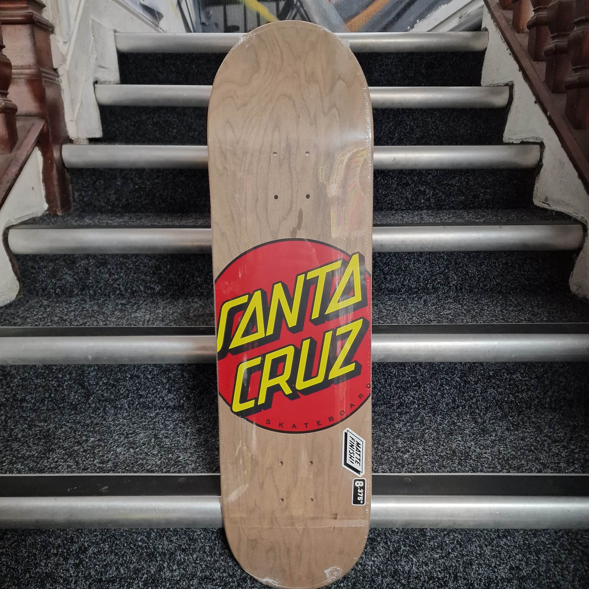 Santa Cruz Skateboards 8.375 Santa Cruz Classic Dot Brown 8.375" Skateboard Deck