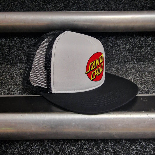 Santa Cruz Clothing & Shoes White / Black Santa Cruz Classic Dot Mesh Cap White / Black