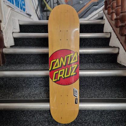 Santa Cruz Skateboards 7.75 Santa Cruz Classic Dot Yellow 7.75" Skateboard Deck
