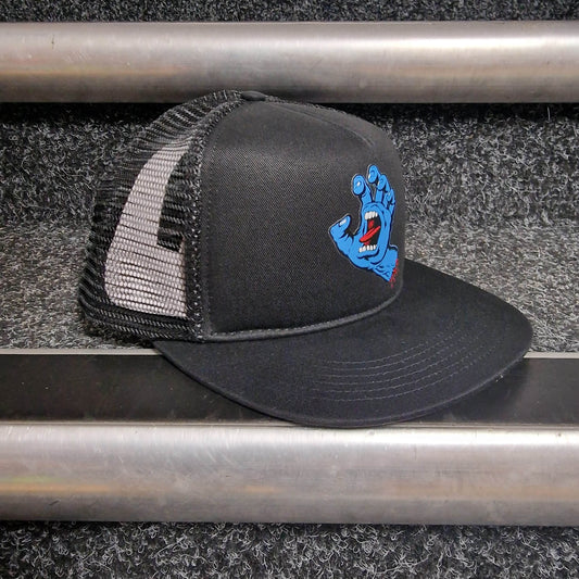 Santa Cruz Clothing & Shoes Black / Black Santa Cruz Classic Screaming Hand Mesh Cap Black / Black