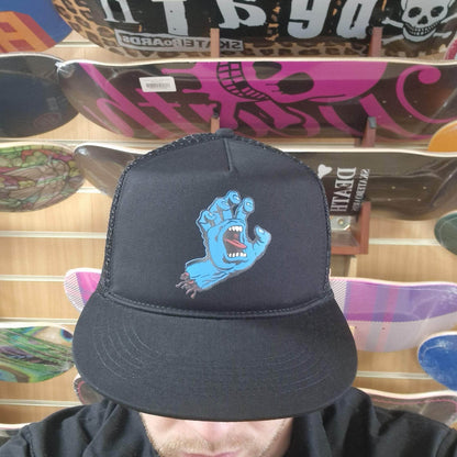 Santa Cruz Clothing & Shoes Black / Black Santa Cruz Classic Screaming Hand Mesh Cap Black / Black