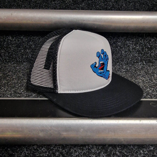 Santa Cruz Clothing & Shoes White / Black Santa Cruz Classic Screaming Hand Mesh Cap White / Black