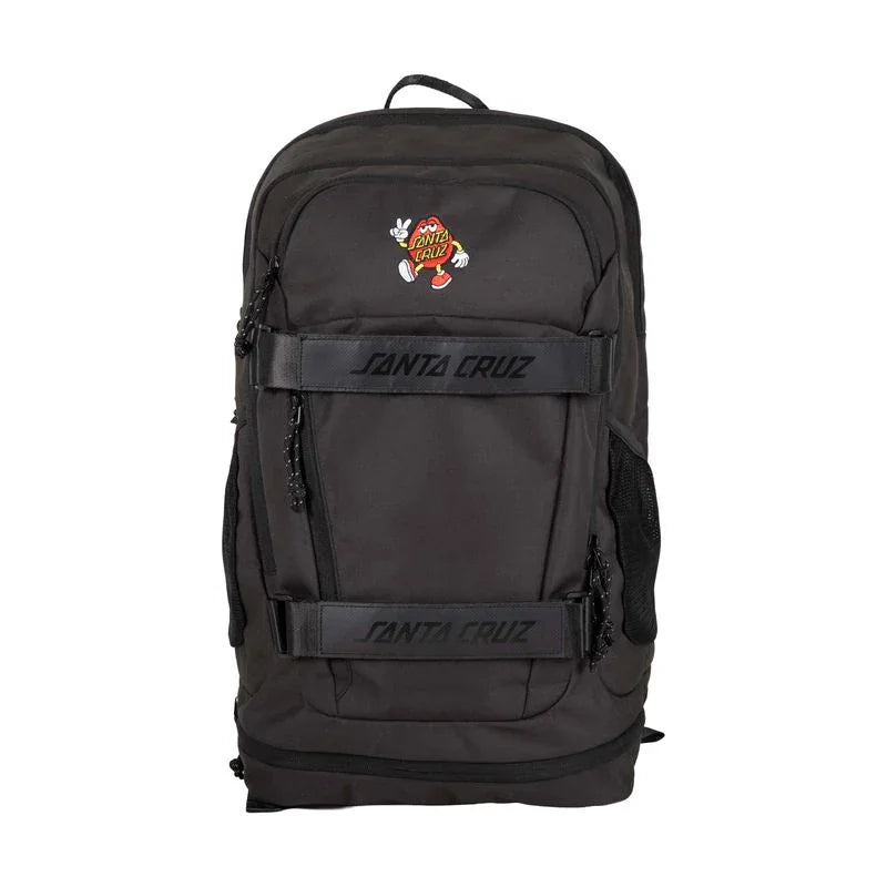 Santa cruz Clothing & Shoes Black Santa Cruz Dot Guy Skatepack Backpack Black