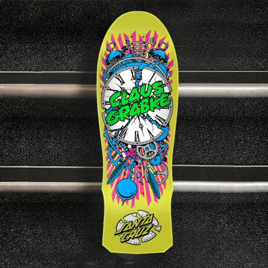 Santa cruz Skateboards 10.04 Santa Cruz Grabke Exploding Clock 10.04" Reissue Skateboard Deck