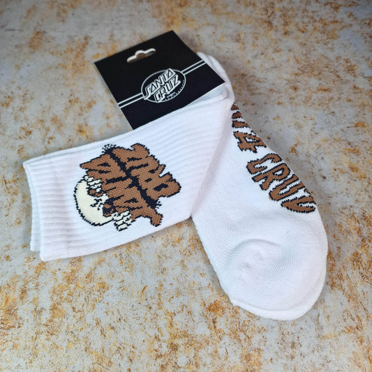 Santa Cruz Clothing & Shoes White / UK 8-11 Santa Cruz Knibbs Alien Stacked Strip Socks White